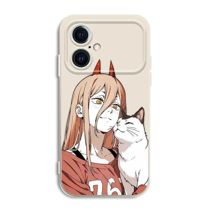 Chainsaw Man Power Phone Case Silicone iPhone Case
