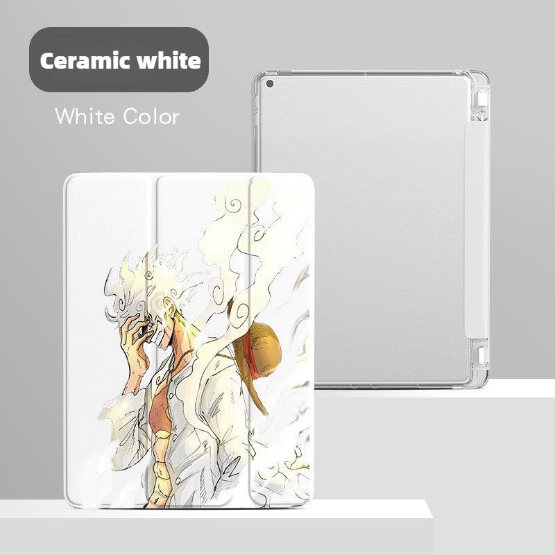 Funda de silicona para iPad Pro de 5 Gear Luffy con ranura para bolígrafo