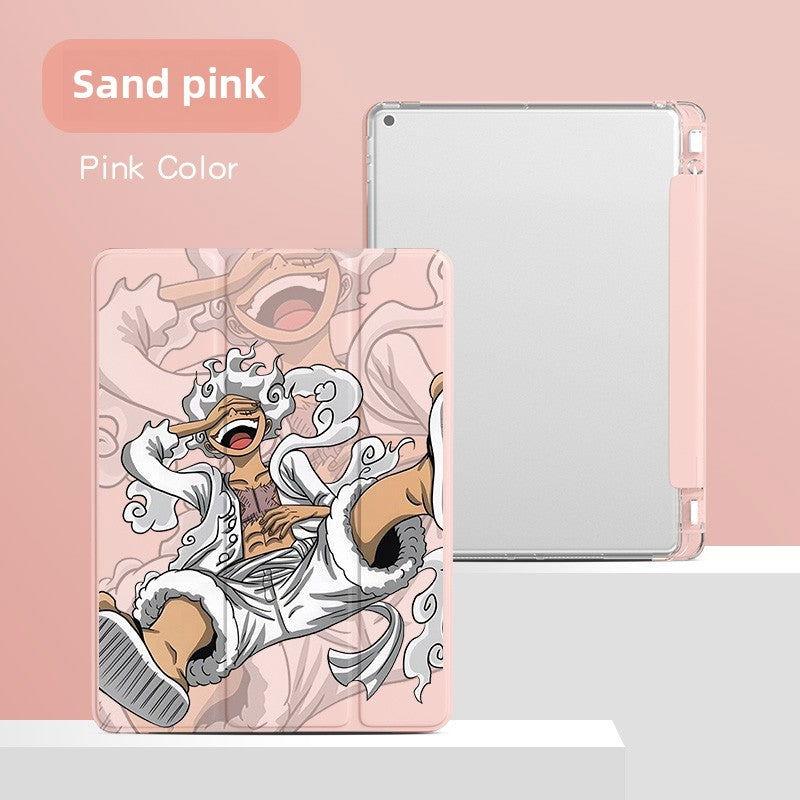 Funda de silicona para iPad Pro de 5 Gear Luffy con ranura para bolígrafo