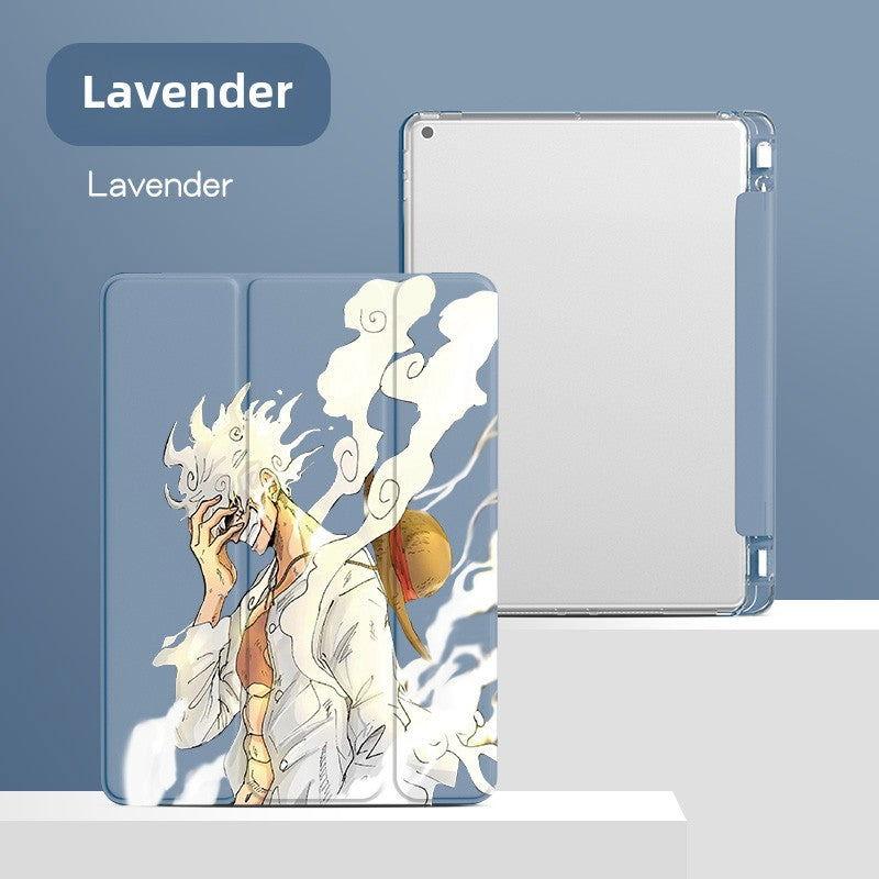 Funda de silicona para iPad Pro de 5 Gear Luffy con ranura para bolígrafo