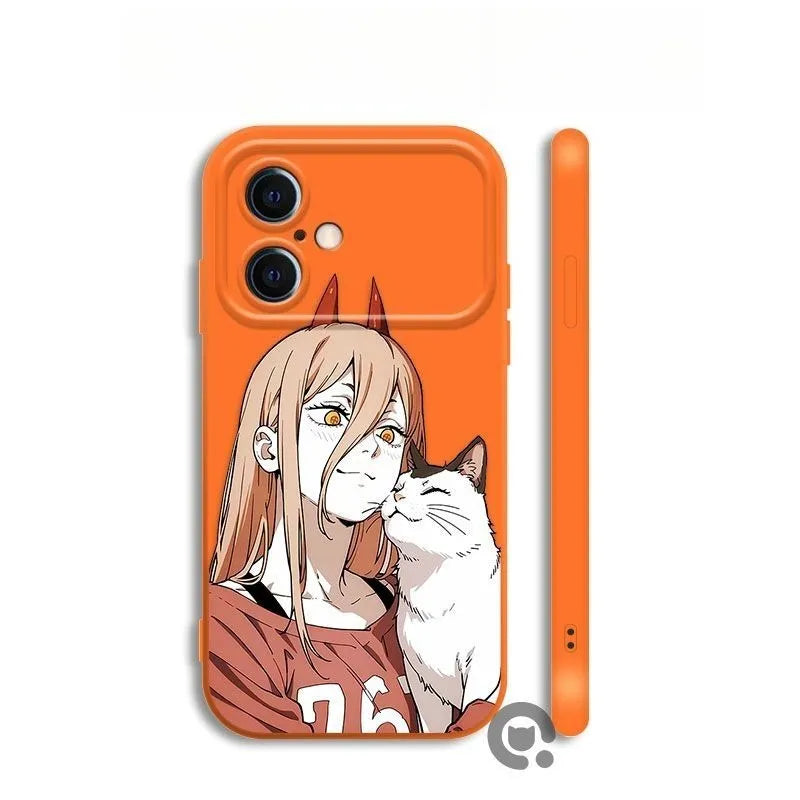 Chainsaw Man Power Phone Case Silicone iPhone Case