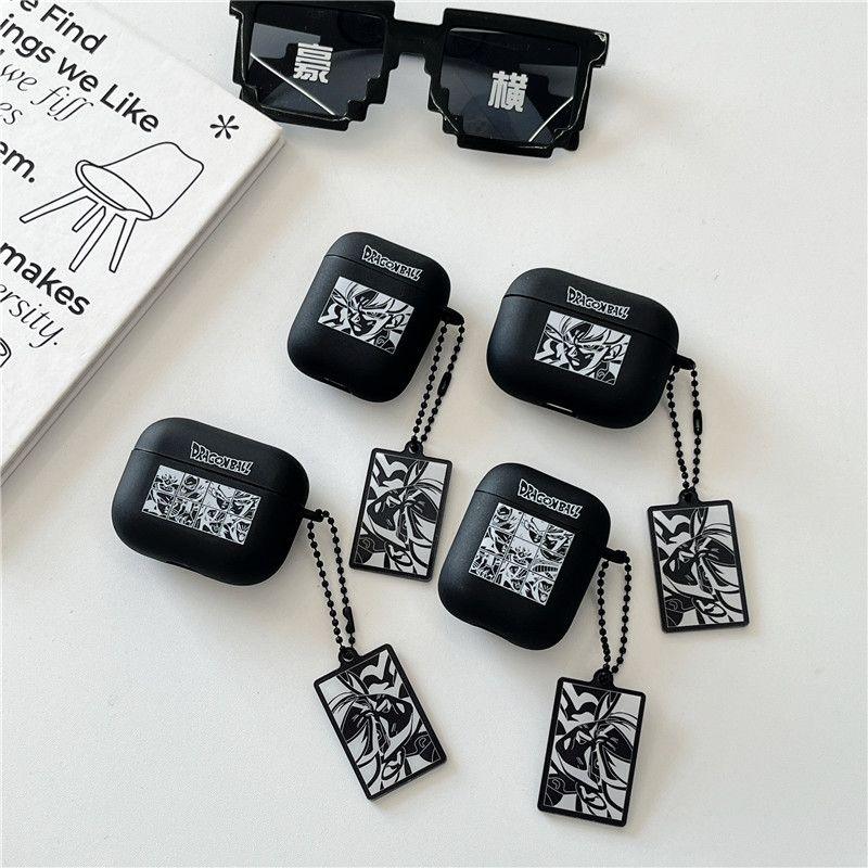 Anime Dragon Ball Z AirPods Case TPU AirPods Case with Keychain Lop