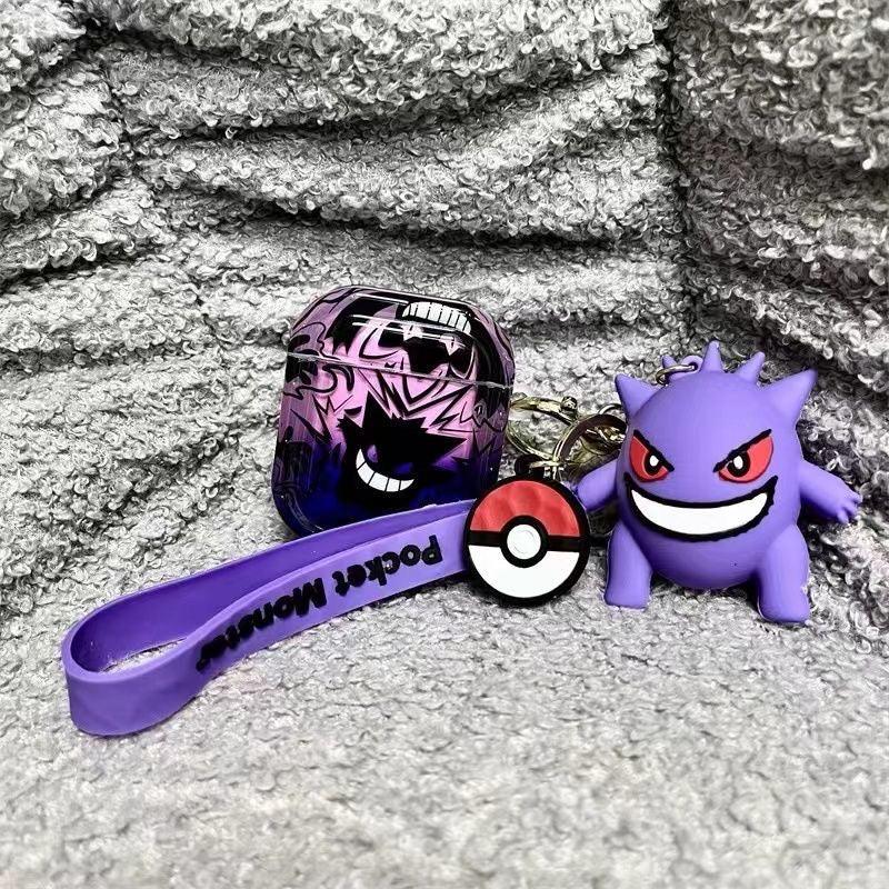Anime Gengar Cool AirPods Case with Strap