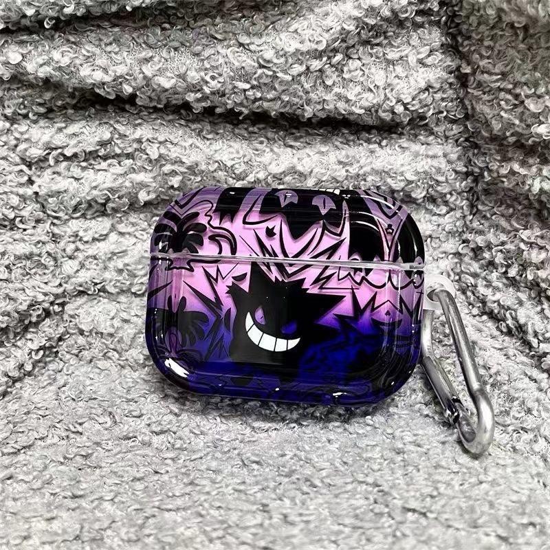 Anime Gengar Cool AirPods Case with Strap