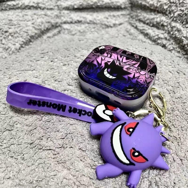 Anime Gengar Cool AirPods Case with Strap
