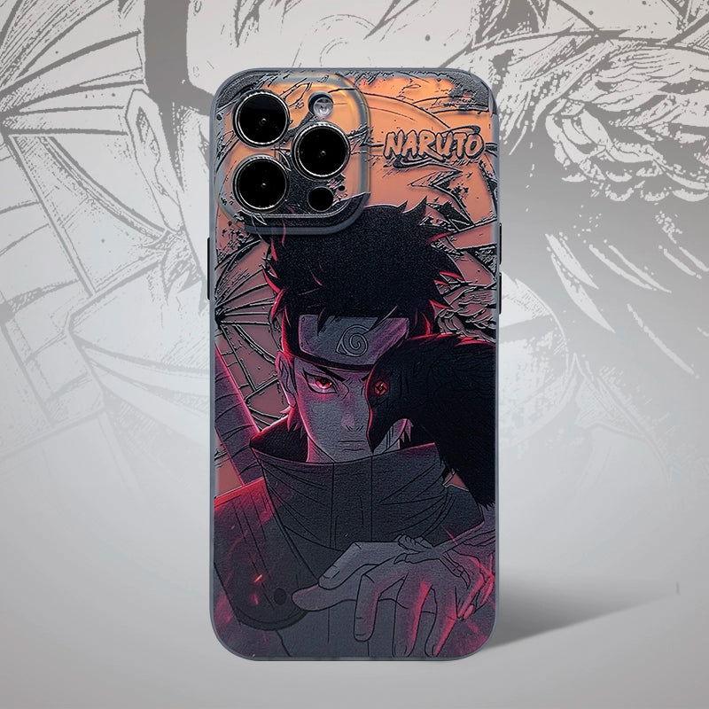 Anime Naruto Shisui Uchiha Phone Case Laser iPhone 16 Series