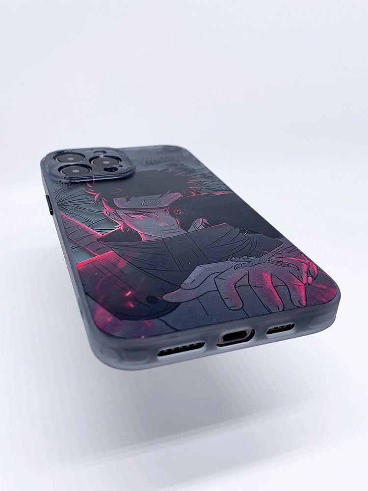Anime Naruto Shisui Uchiha Phone Case Laser iPhone 16 Series