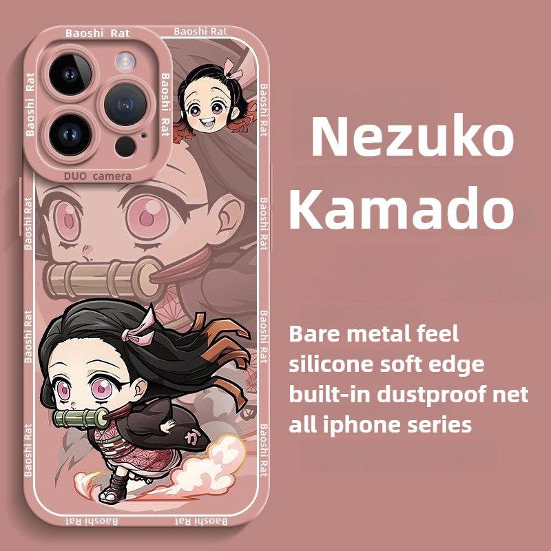 Anime Nezuko Kamado Phone Case | Silicone Cartoon Anime Nezuko Phone Case |Demon Slayer Merch HelloAnimeCases Anime Nezuko Kamado Phone Case | Silicone Cartoon Anime Nezuko Phone Case |Demon Slayer Merch HelloAnimeCases