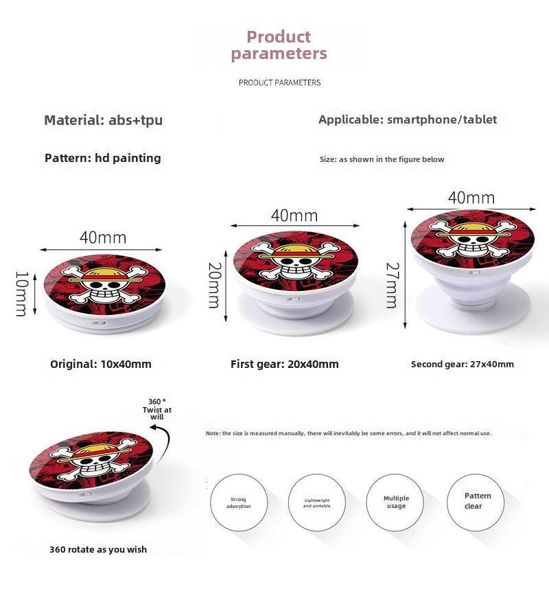 Soporte para teléfono con airbag de One Piece para iPhone