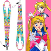 Anime Sailor Moon Phone Straps Neck Rope Key Chain Anti-lost Pendant Jewelry - HelloAnimeCases