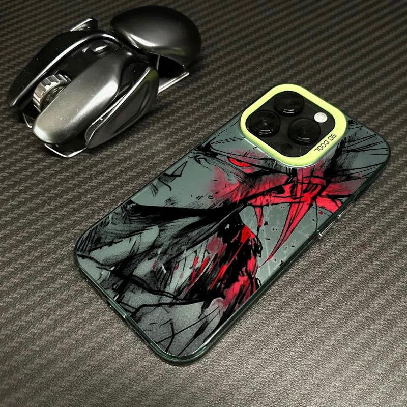 Funda para teléfono con diseño de anime Saiyan Goku Vegeta