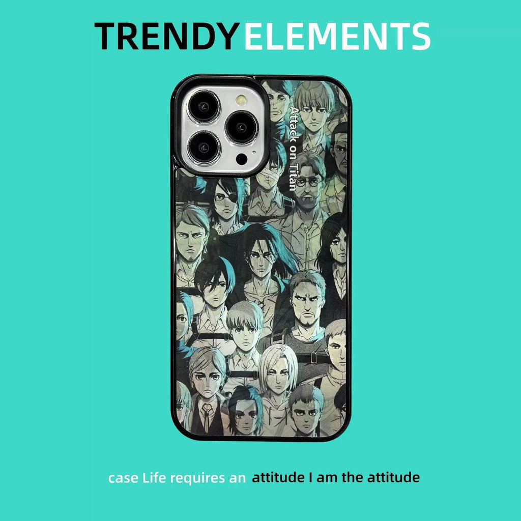 Funda magnética para teléfono de Attack on Titan
