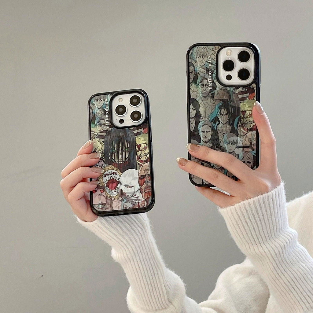 Funda magnética para teléfono de Attack on Titan
