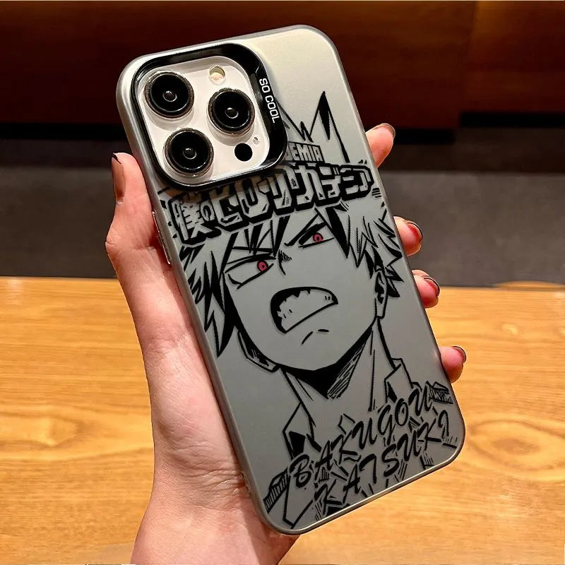 Katsuki Bakugo Phone Case Manga Style Katsuki Bakugo Phone Case Manga Style