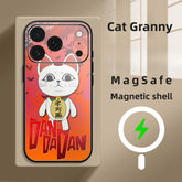 Dandadan Cat Turbo Granny Magsafe Phone Case Anime iPhone Cover