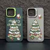 Christmas Snowman Matte Apple Phone Case - HelloAnimeCases
