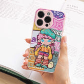 Cute Carton Phone Case Cool Girl - HelloAnimeCases