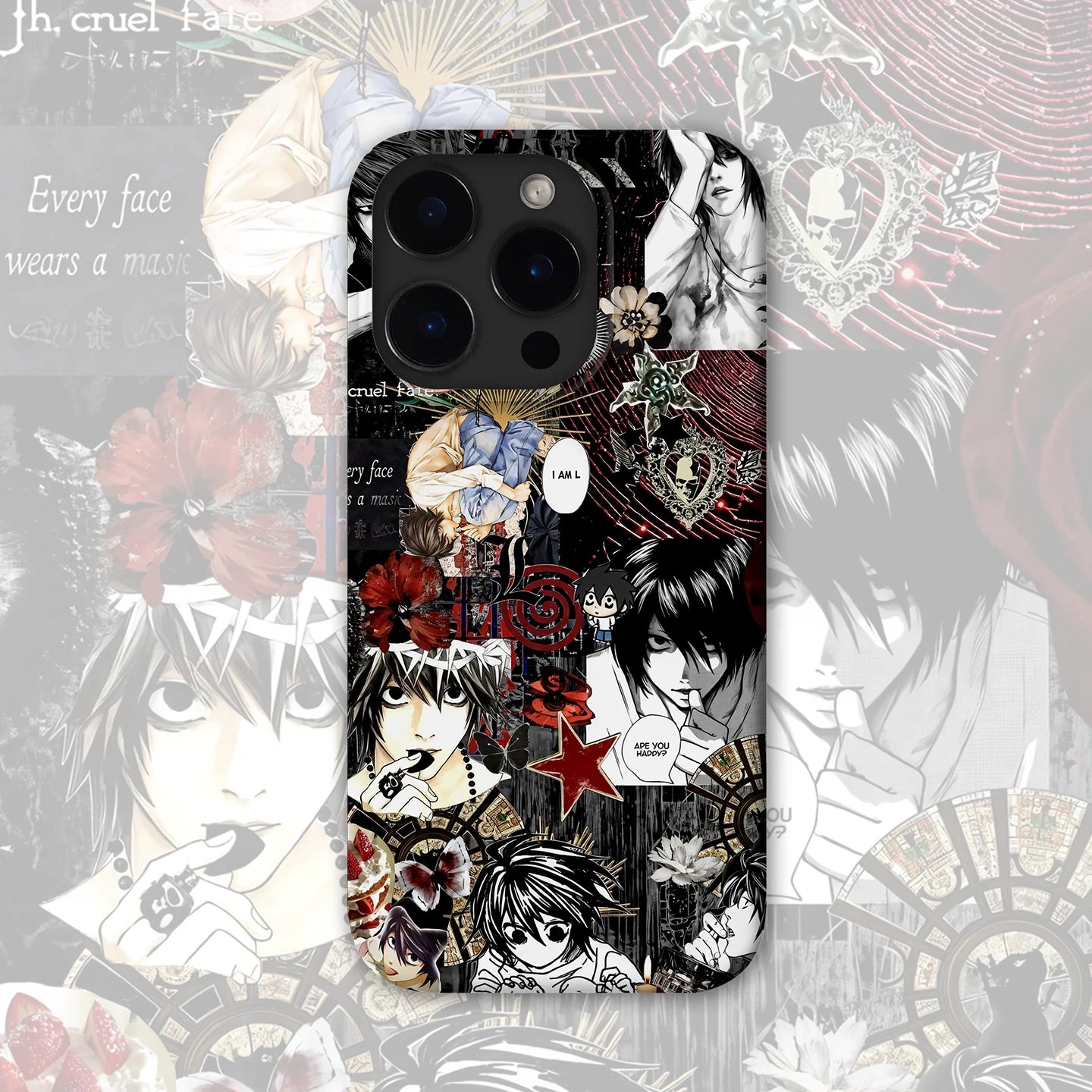 Death Note Matte Hard TPU Phone Case Cover – HelloAnimeCases