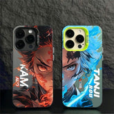 Demon Slayer Couple Anime Case for iPhone - HelloAnimeCases