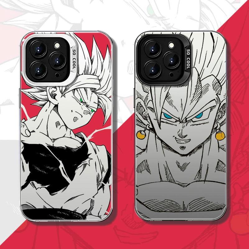 Funda para teléfono con láser Dragon Ball Goku Super Saiyan Vegeta