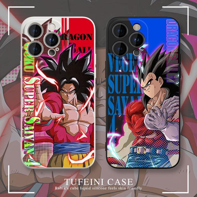 Funda para iPhone con el anime Goku Vegeta de Dragon Ball Super 4