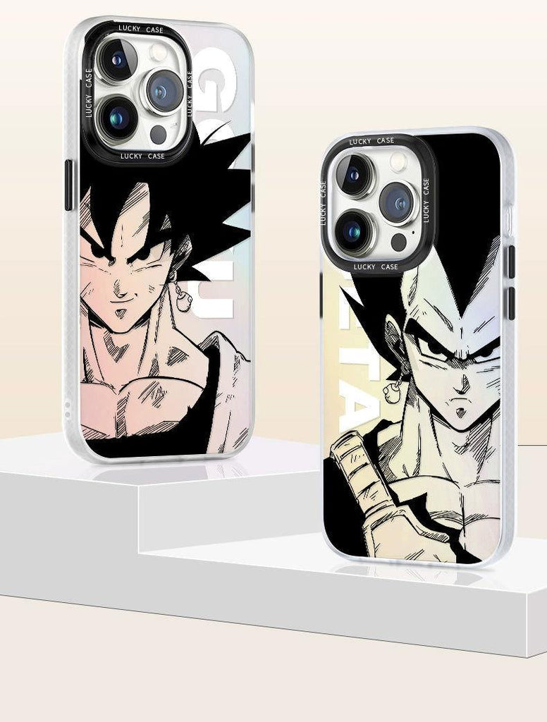 Funda para iPhone 16 de Dragon Ball Z Goku Vegeta