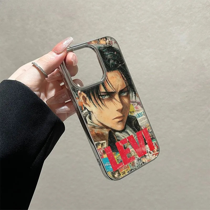 Attack on Titan Eren Anime Phone Case IPhone 17 | Electroplated