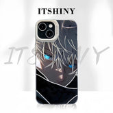 Gojo Satoru Electroplated Phone Case iPhone Anti-drop - HelloAnimeCases
