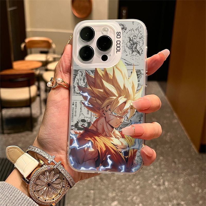 Funda de silicona suave para teléfono Dragon Ball Z Son Goku Anime 17 series Anime