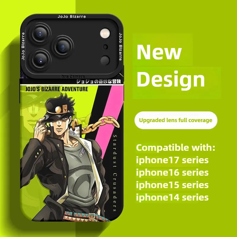 Anime JoJo's Bizarre Adventure iPhone 17 Series Jotaro Kujo Phone Case HelloAnimeCases Anime JoJo's Bizarre Adventure iPhone 17 Series Jotaro Kujo Phone Case HelloAnimeCases