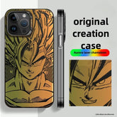 Laser Dragon Ball Saiyan Goku Vegeta Phone Case - HelloAnimeCases