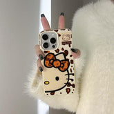 Leopard Kt Cat Carton iPhone Case - HelloAnimeCases