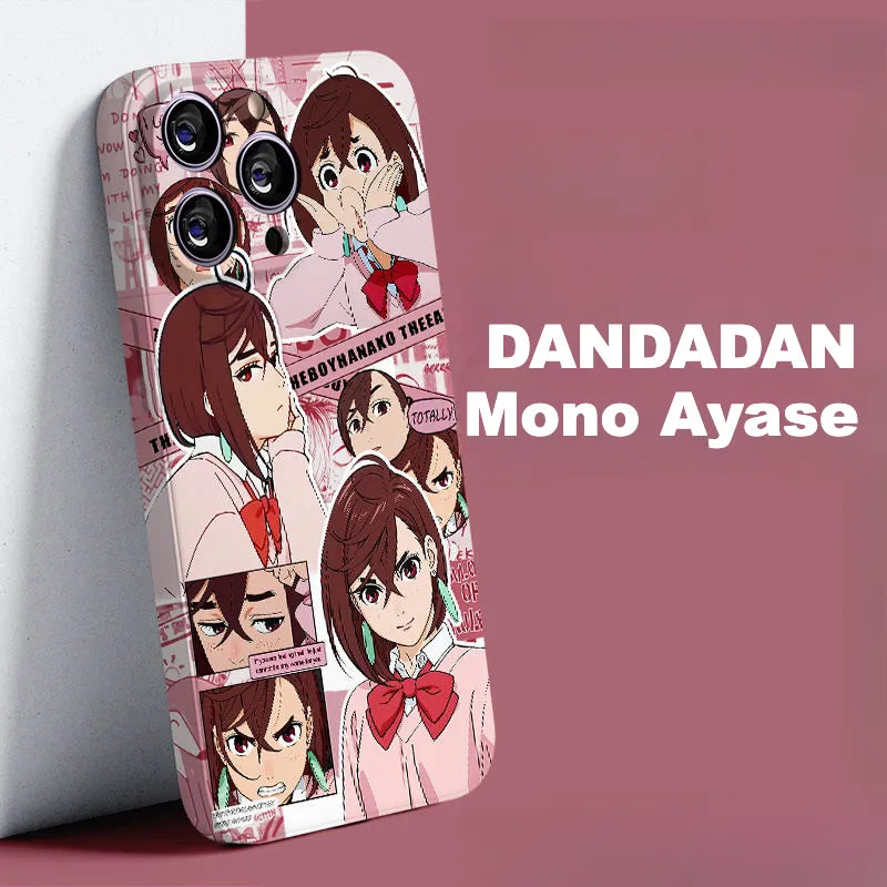 Funda rígida para teléfono Anime Dandadan Mono Ayase