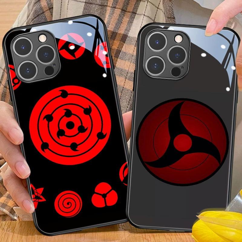 Funda para iPhone 16 con diseño de rueda de Apple de Naruto