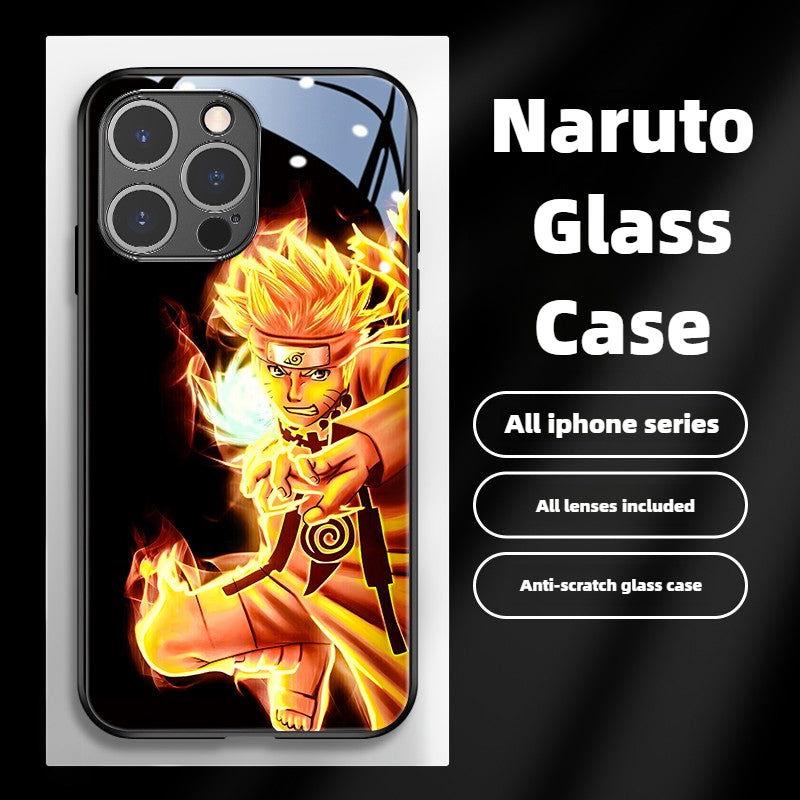 Funda para iPhone 16 con diseño de rueda de Apple de Naruto