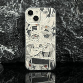Naruto Black and White Phone Case For iPhone - HelloAnimeCases