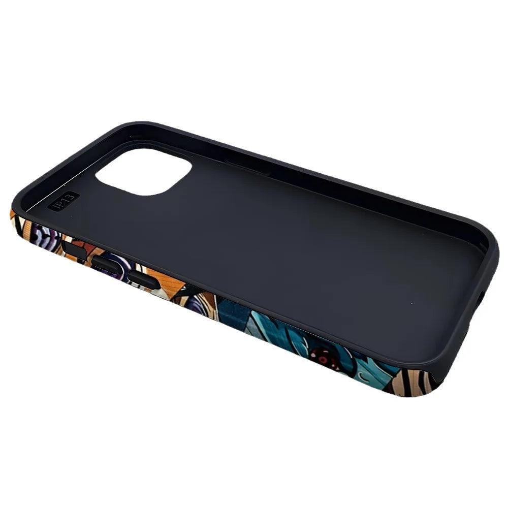 Funda de teléfono Naruto para iPhone 16 Series Funda de película de doble capa