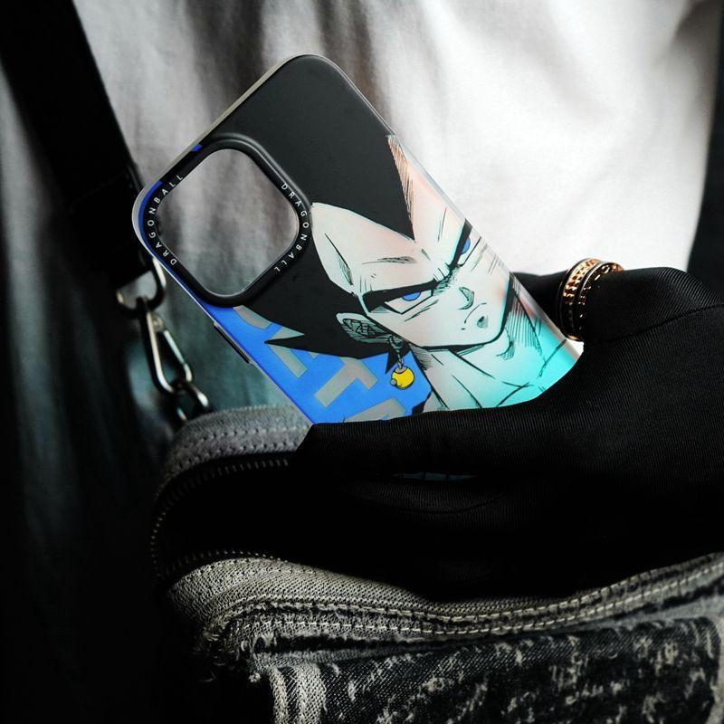 Nueva funda de teléfono con diseño de anime Dragon Ball Saiyan Laser para la serie Iphone