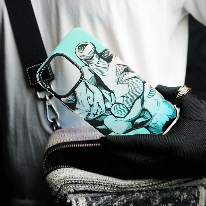 Nueva funda de teléfono con diseño de anime Dragon Ball Saiyan Laser para la serie Iphone