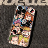 ONE PIECE Family Clear TPU Phone Case - HelloAnimeCases