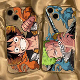 ONE PIECE Luffy Roronoa Zoro Phone Case - HelloAnimeCases
