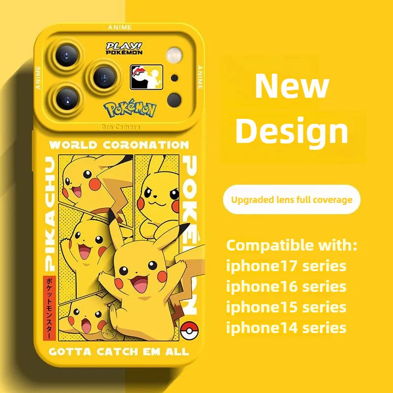 Pokemon Pikachu iPhone 17 Anime Phone Case