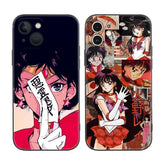 Sailor Moon Sailor Mars Soft Case for IPhone Series Evil Spirit Retreat - HelloAnimeCases