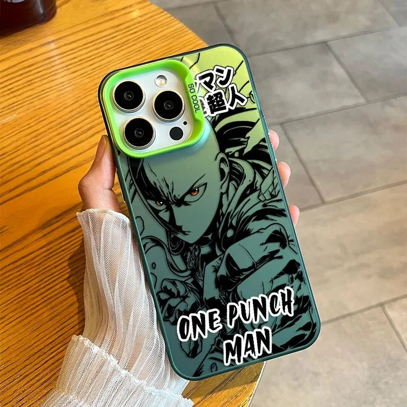 One Punch Man Saitama iPhone 17 Anime Phone Case Hard Case