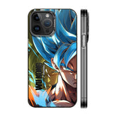 Saiyan Goku Vegeta Super Blue Laser Phone Case - HelloAnimeCases