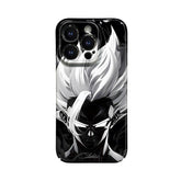 Super Saiyan Black White Son Goku Hard Phone Case - HelloAnimeCases