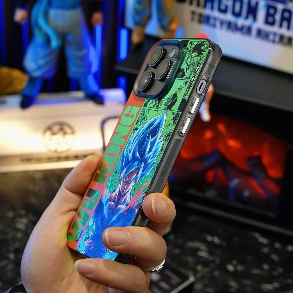 Funda para teléfono Super Saiyan Blue Goku Vegeta