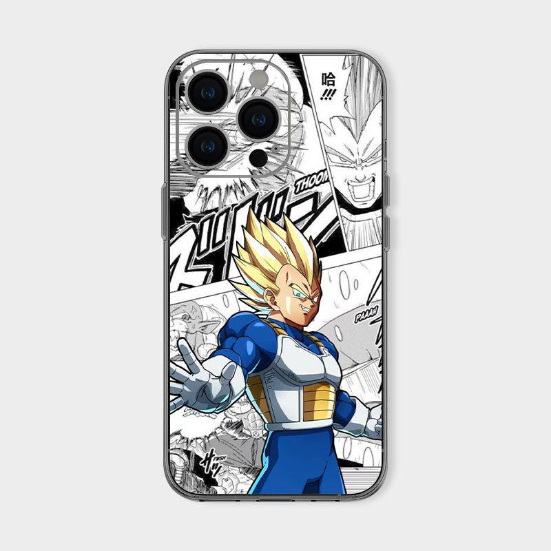 Funda para teléfono con diseño de Vegeta Anime