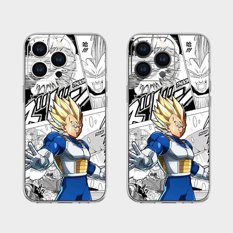 Funda para teléfono con diseño de Vegeta Anime