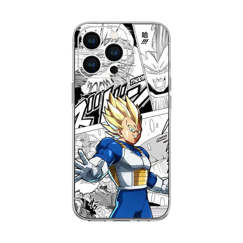 Funda para teléfono con diseño de Vegeta Anime